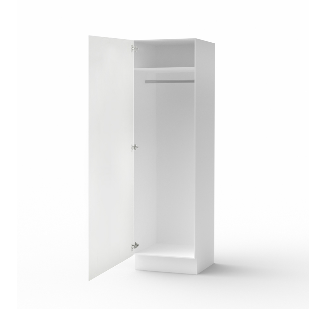 Högskåp med klädstång Nord Garderob med dörr