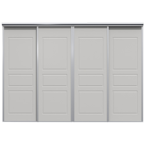 Mix Skjutdörr Allmoge Grå 4000 Mm 4 Dörrar