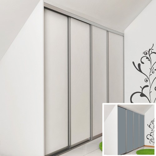 London Skjutdörr För Lägre Tak Låg 3260 Mm 4 Dörrar