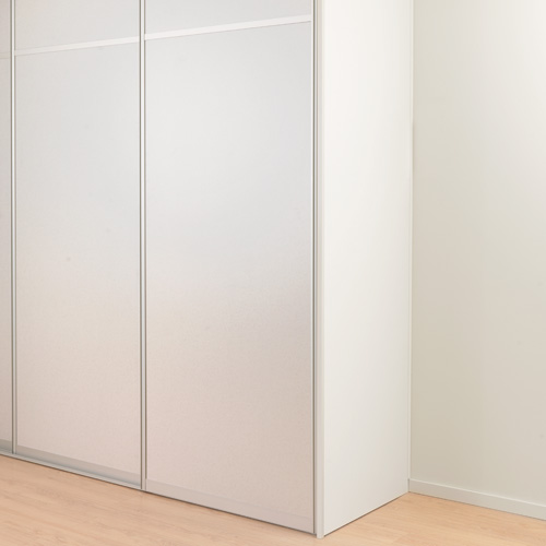 Gavelsida vit för garderobsstomme