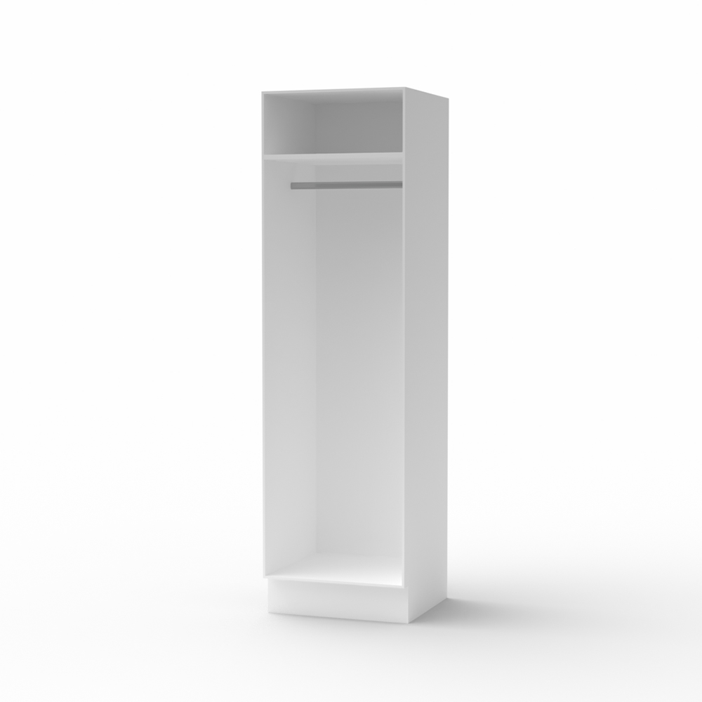 Høyskap med klesstang  Nord garderobe uten dør  