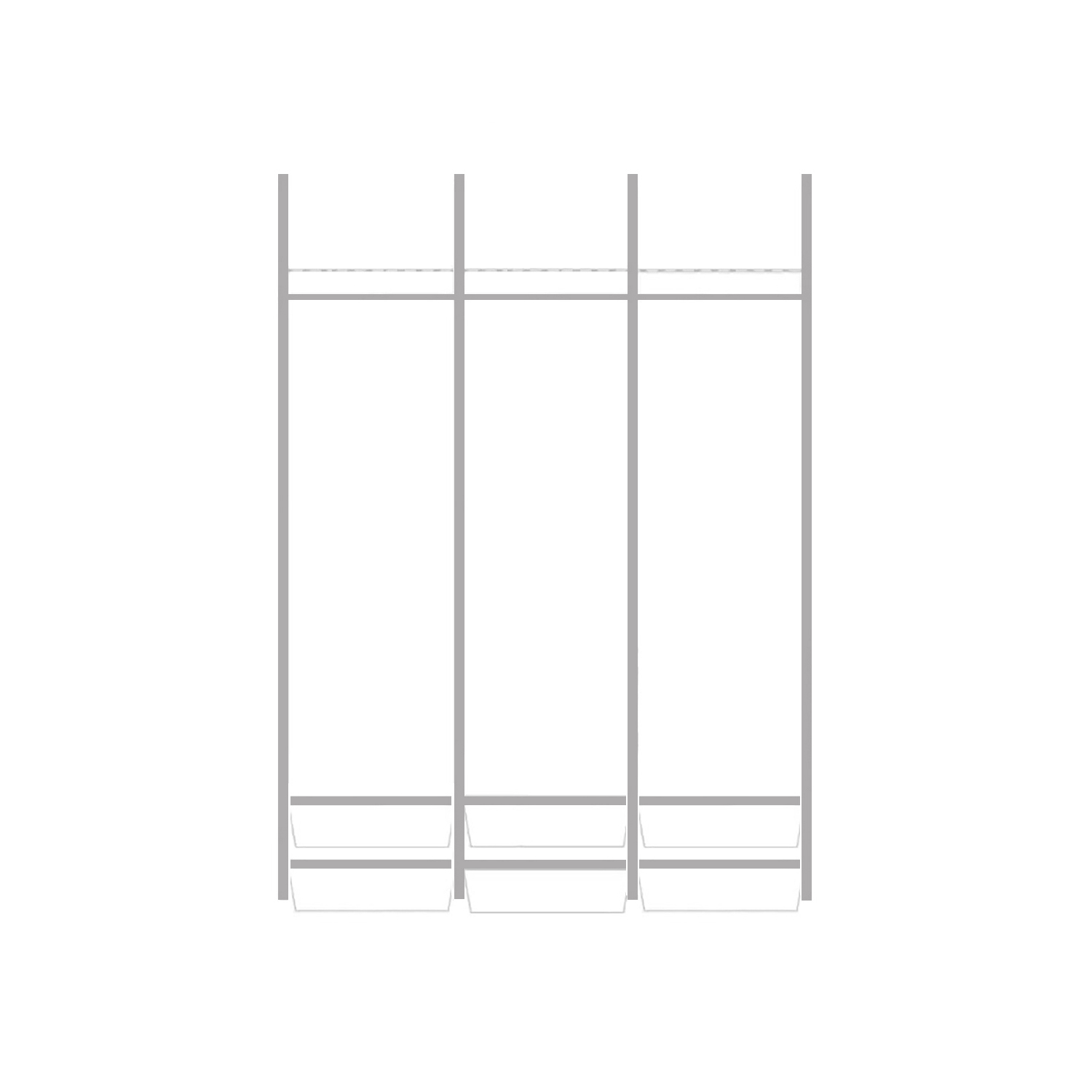 Garderobeinnredning - 1840 mm