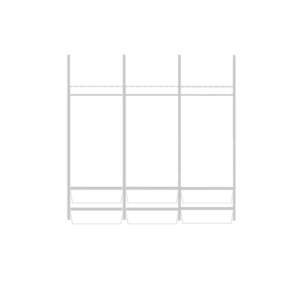 Garderobeinnredning - 1840 mm