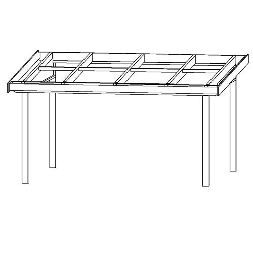 Ukappet Veggmontert Feire Reisverk 3855 X 3275 + 3,5