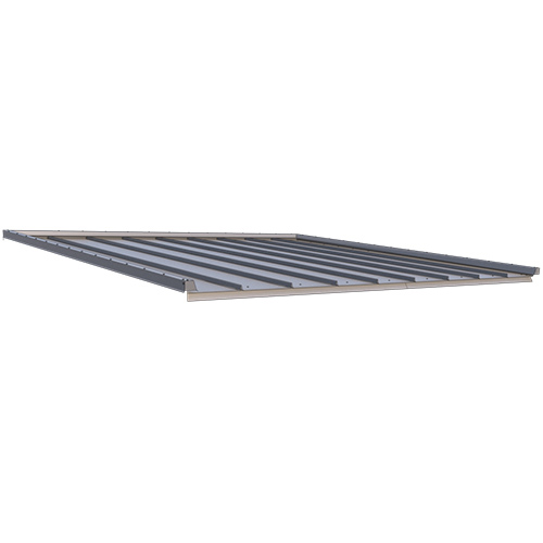 Passer Til Feire Og Drømme Stålplatetak 4750 Mm, 5000 Mm, Silver Metallic