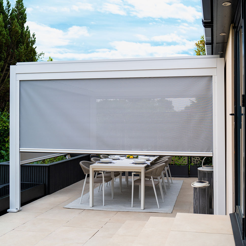 Gardin til Pergola Aluminium Grønt Fokus