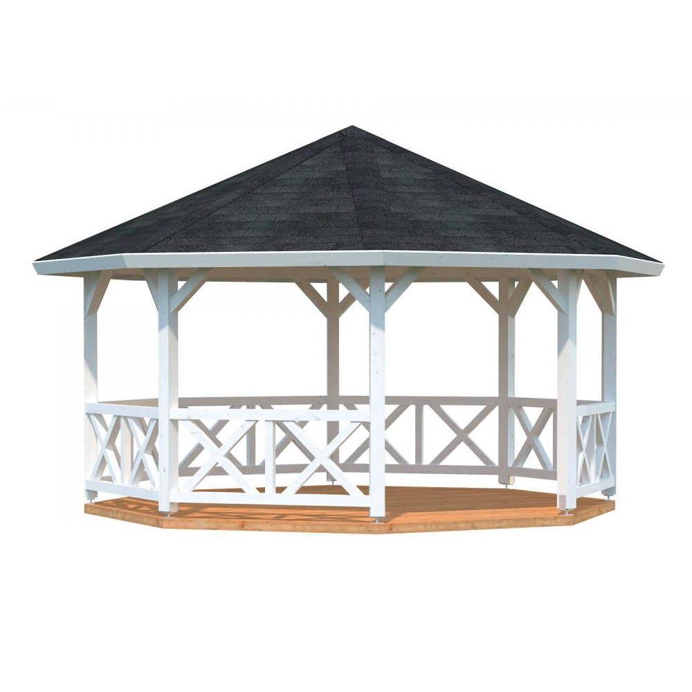 Paviljong Betty 9,0 - 25,0 M² , Hvit, 18,0 M²Palmako