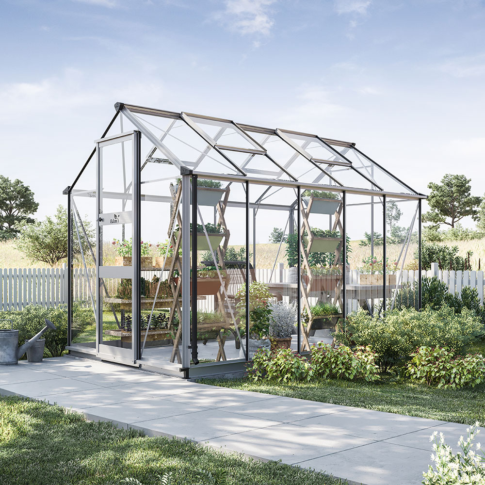 Skule 4,9 - 6,0 m² alumiini Kasvihuone