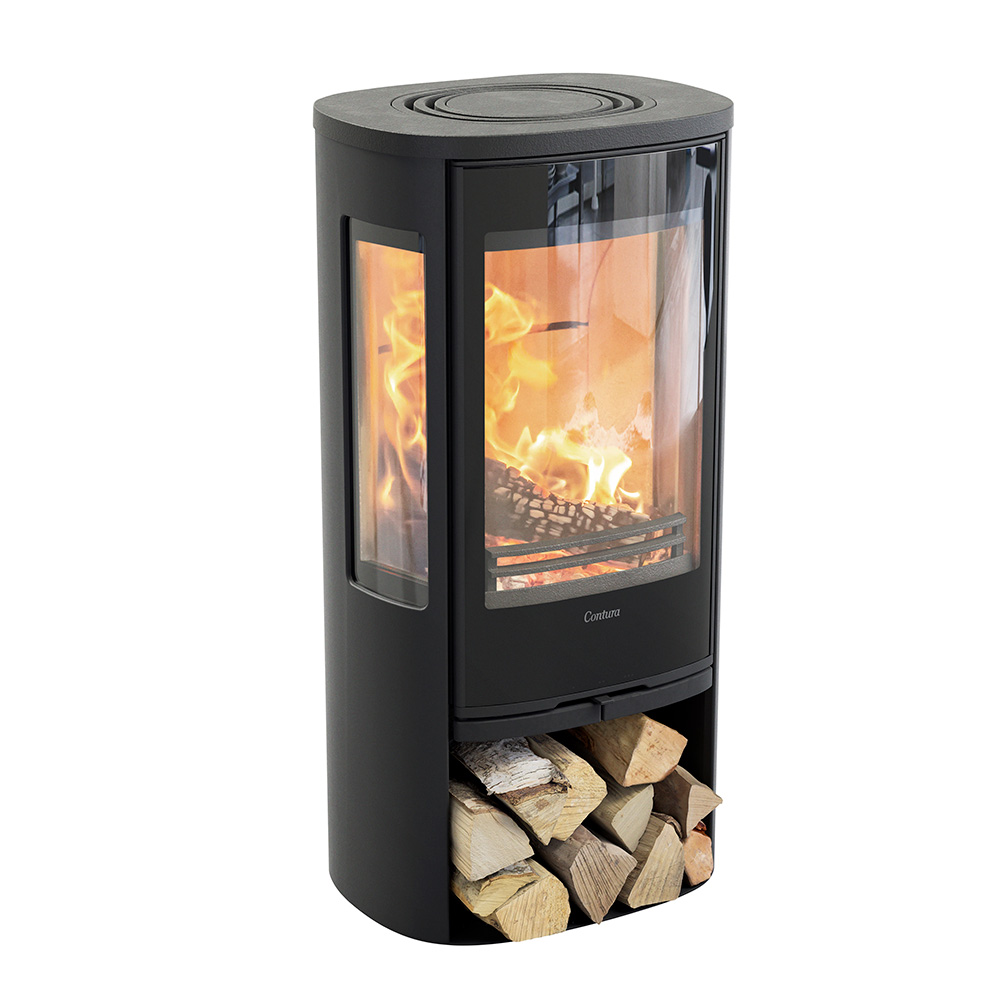 Contura 856 Style Kamin med skorstenspaket