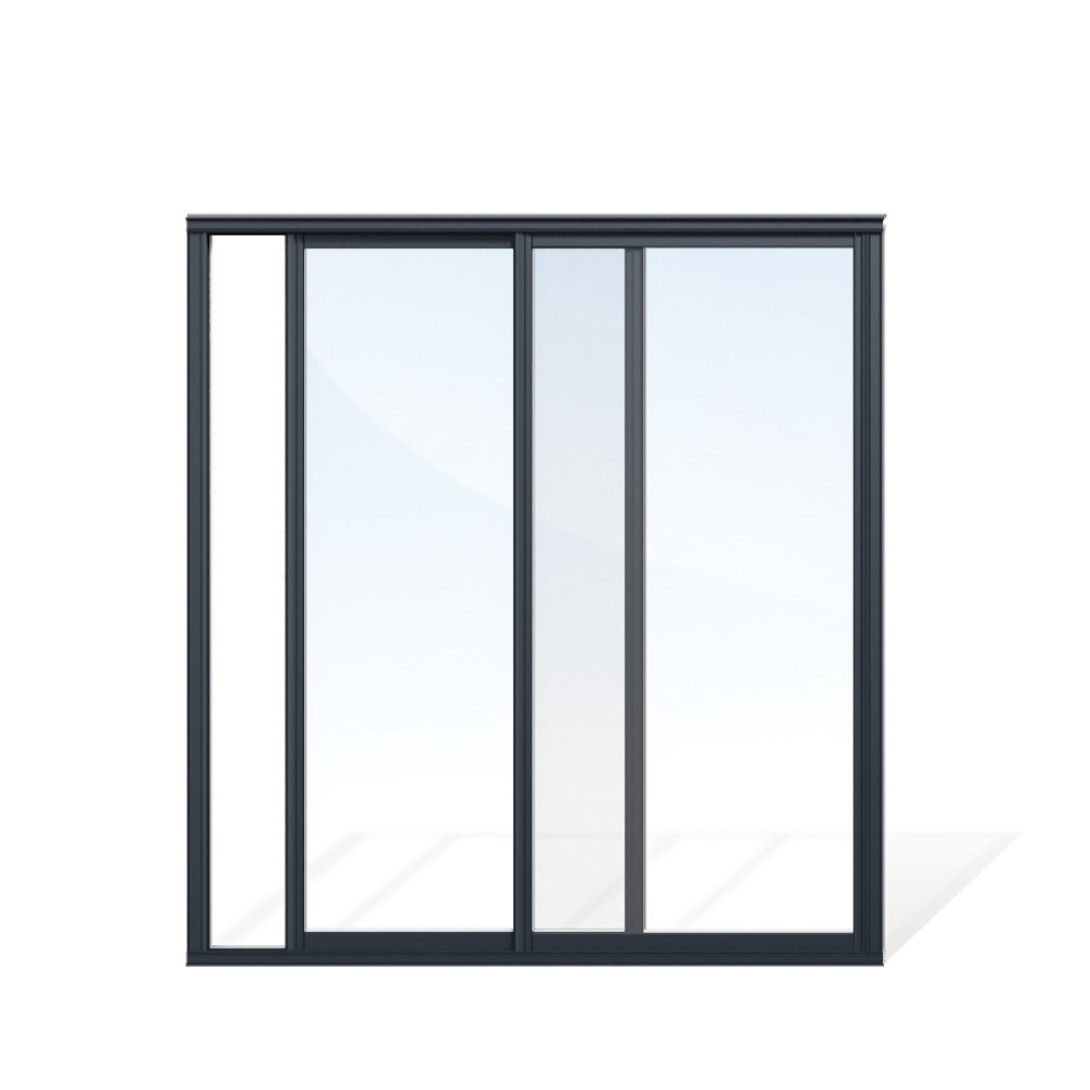  Kesä Optimal S30 (poistuva) Liukuva ovielementti - osio kesä