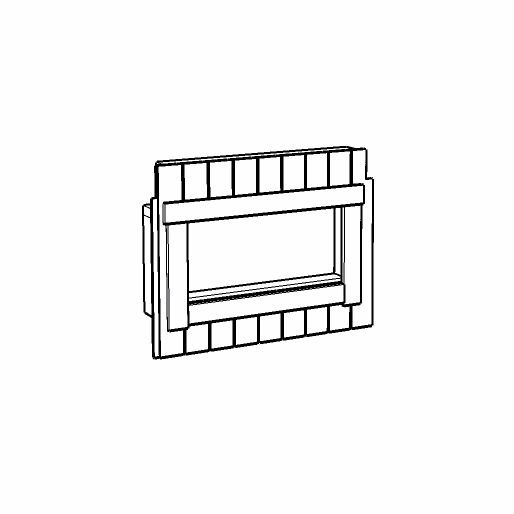 Överblock - Höjd 3 - Fönster 9x4 Obehandlad