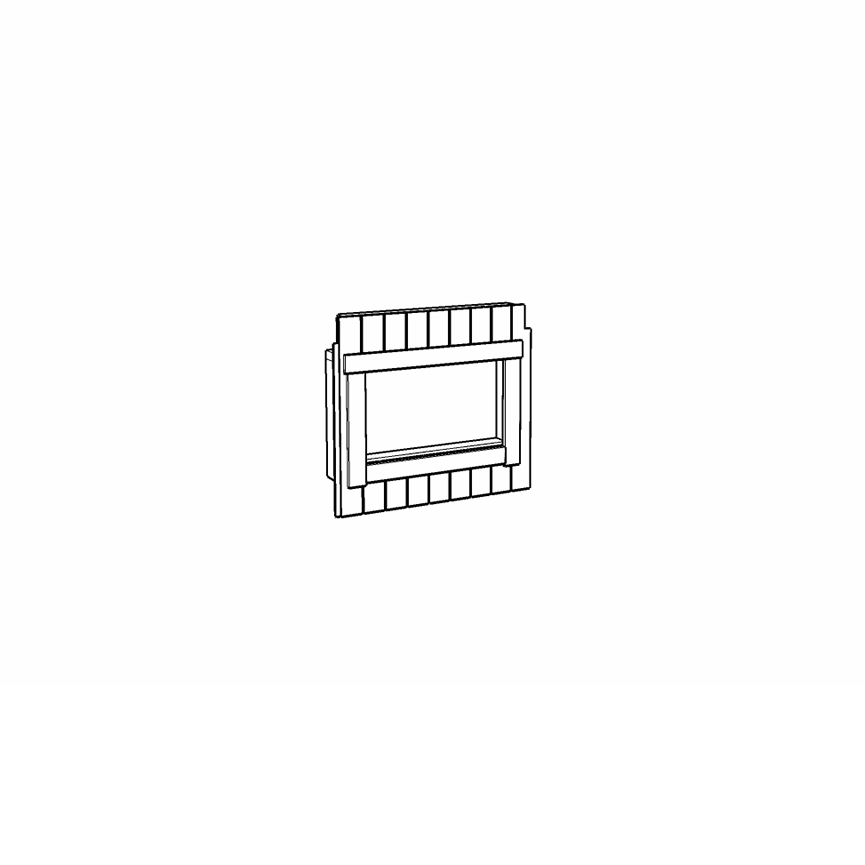 Överblock - Höjd 4 - Fönster 9x5 Obehandlad