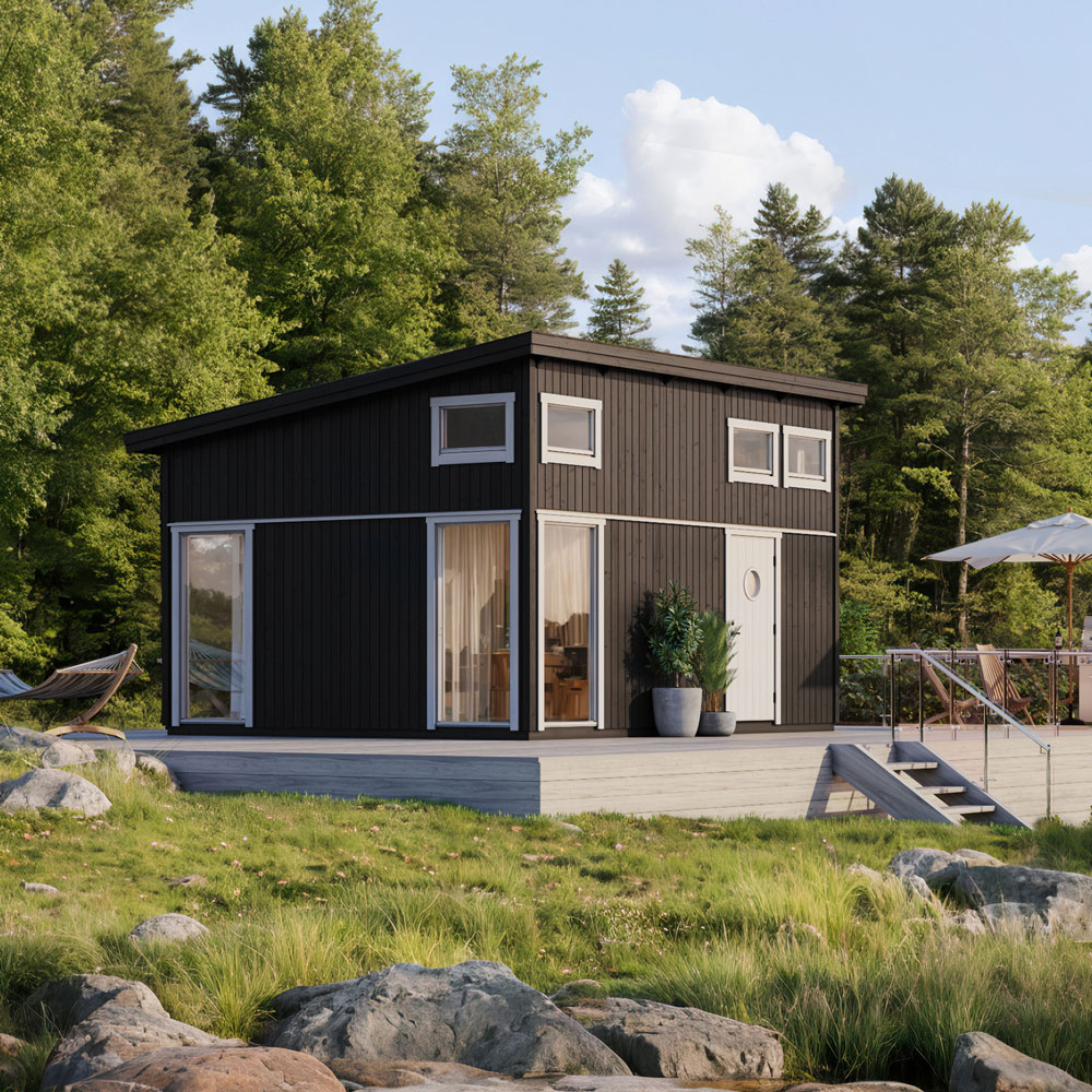 Byggsystem & byggsats för attefallshus