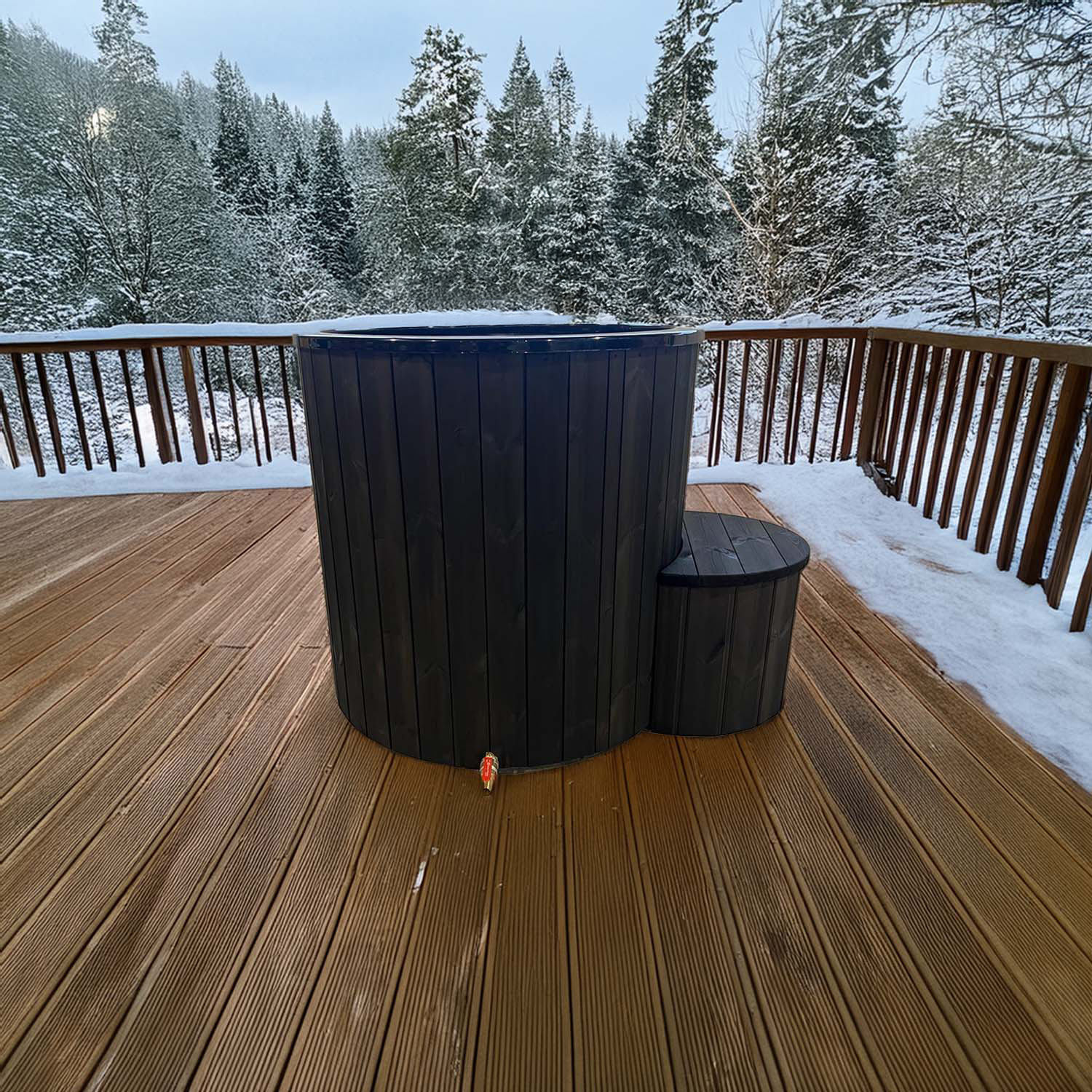 Kaldtvannsstamp Cold Tub 100 - Black Edition