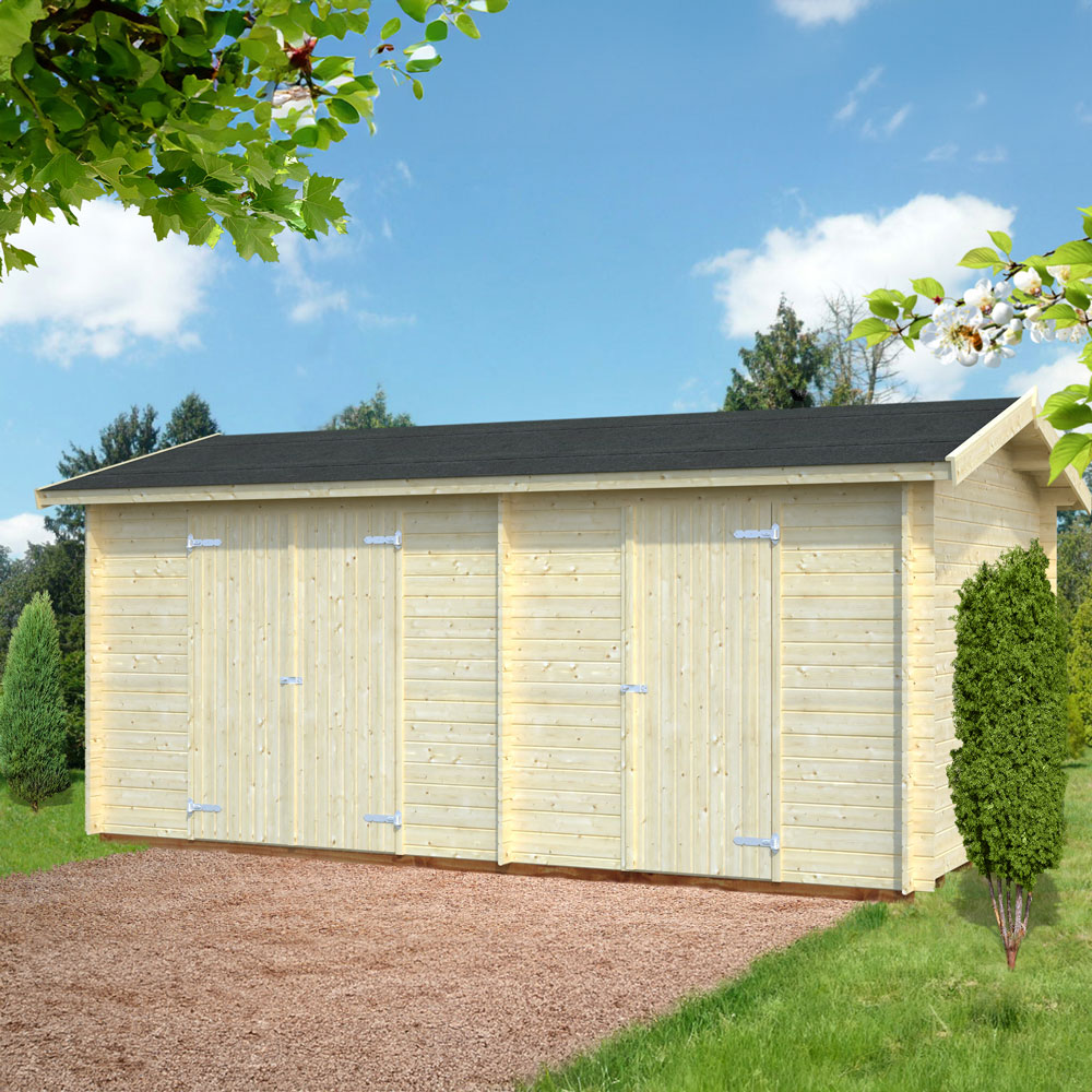 Förråd Jari 15 M² Shingel, Obehandlad