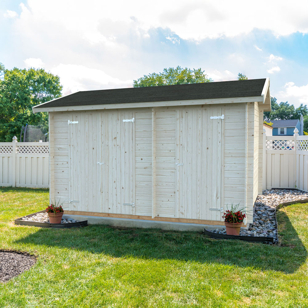 Förråd Jari 9,4 M² Shingel, Obehandlad