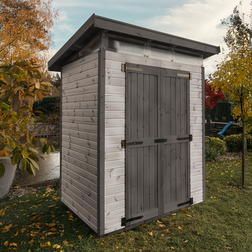 Förråd Upyard Strongbox M 2,1 M² Doppimpregnerad Grå