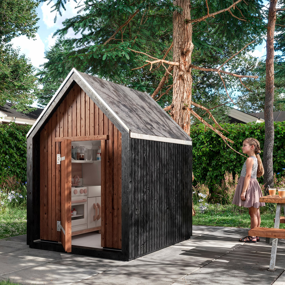 Lekstuga Classic 1,8 M² Med Takbeklädnad Inkl. Tillbehör