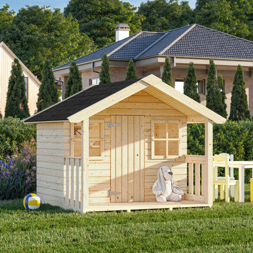 Palmako Lekstuga Felix 2,0 M² , Färdigmålad Vit