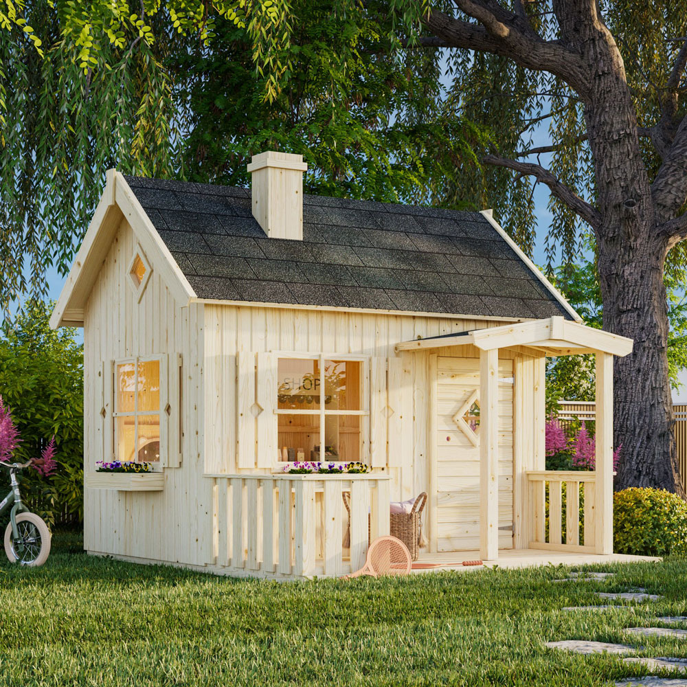 Lekstuga Otto 3,7 M² Shingel, Obehandlad