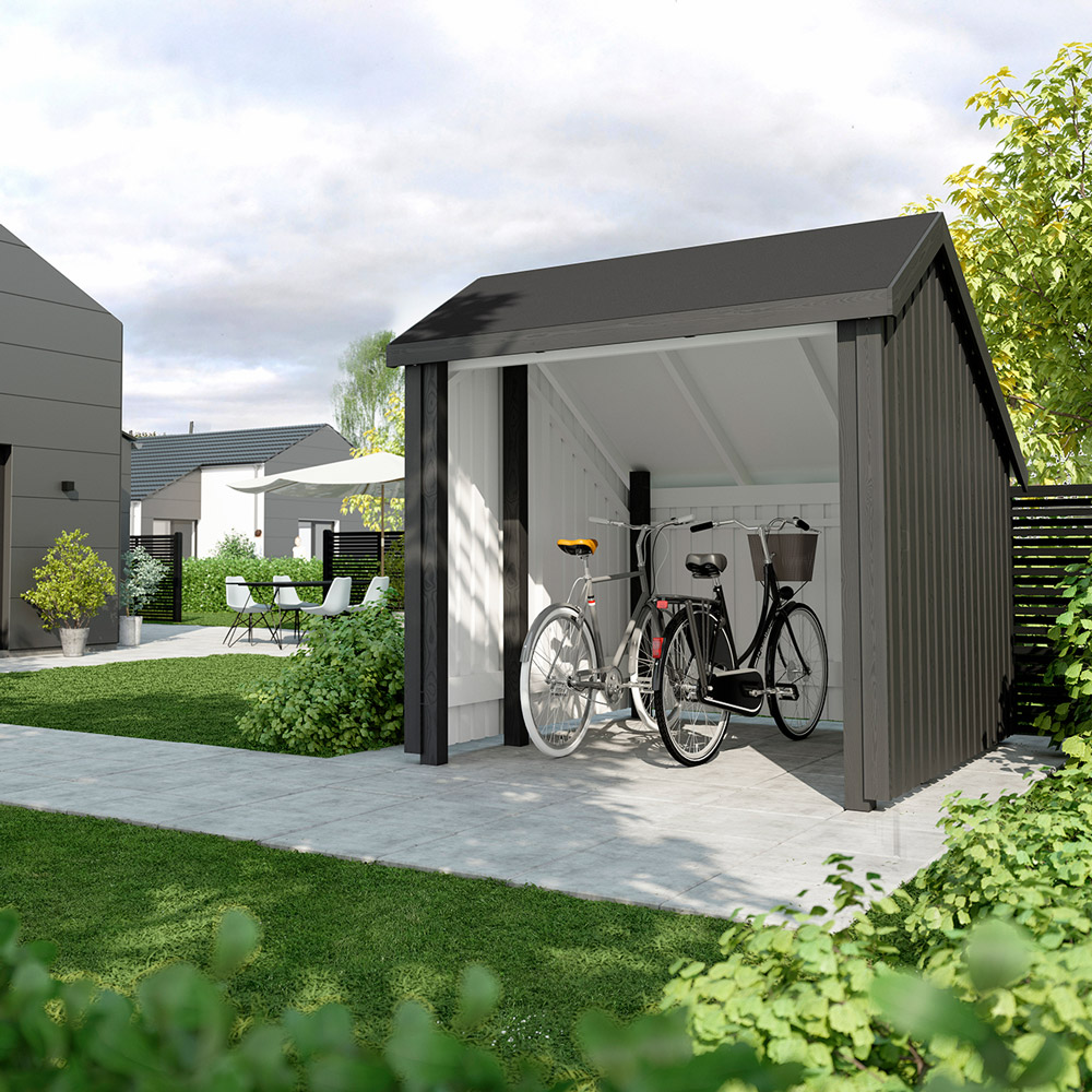 Cykelskjul 1-modul Trädgårdsskjul