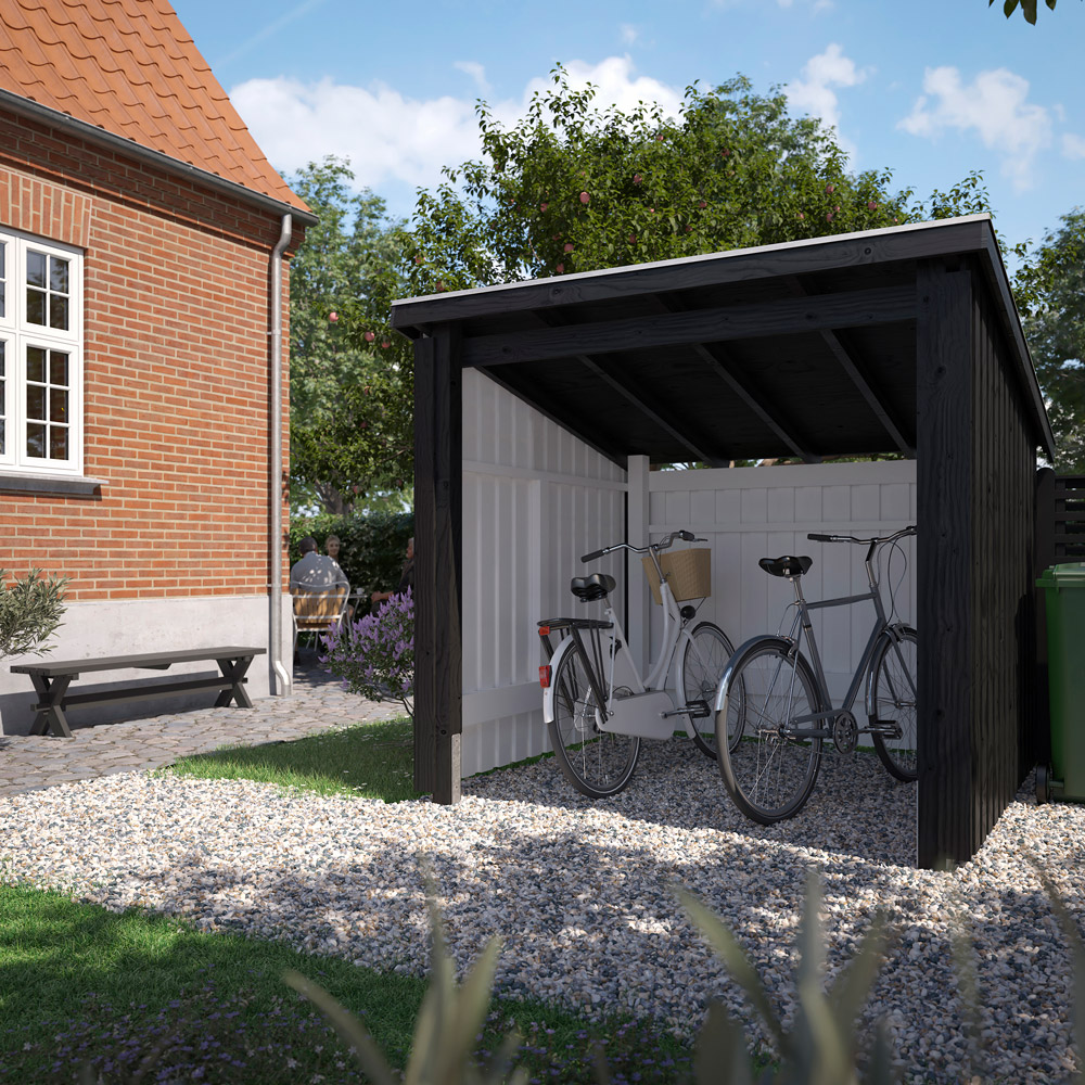 Skjul Nordic Cykelskjul 5,7 M² Utan Takbeklädnad