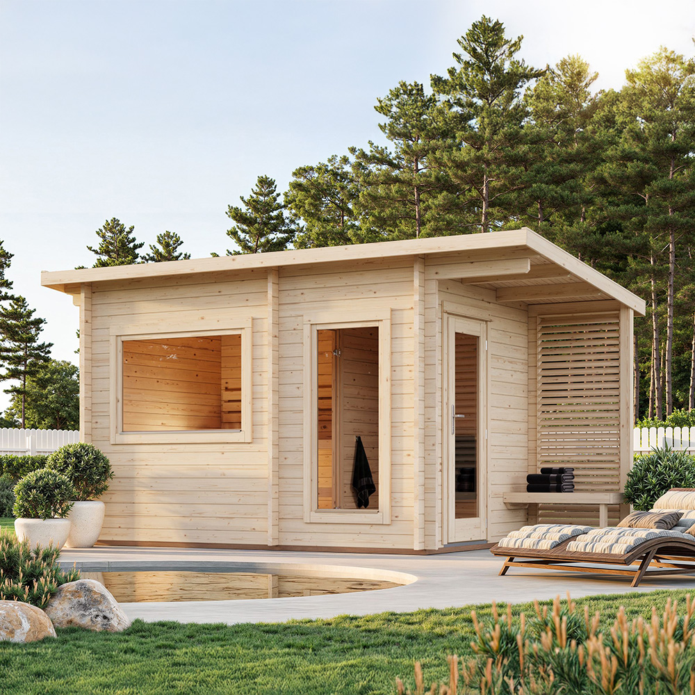 Bastu Sanna 7,4 - 15 m² Bastustuga