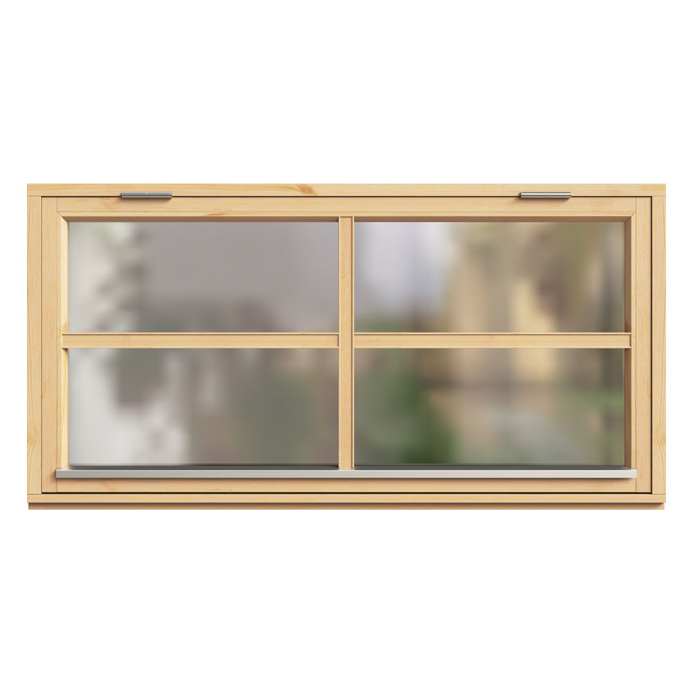 Fönster Trähuset Överkantshängt