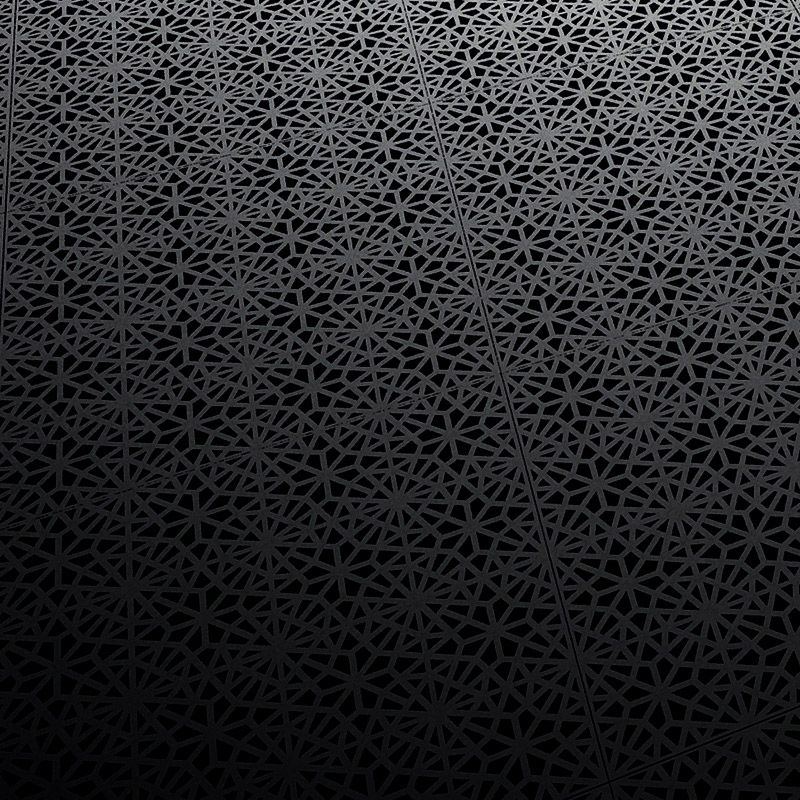 BERGO XL golvplatta 1 m² Silk Black