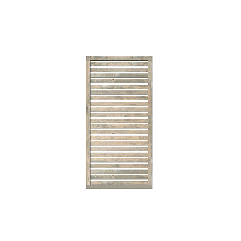 900x1800 Mm Nina 2 - Skärm Gråimpregnerad