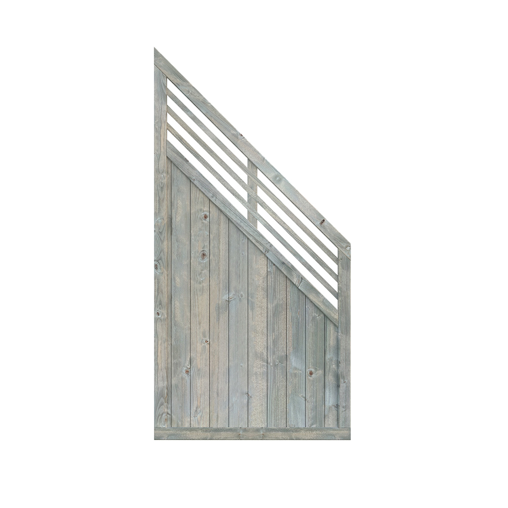 Palmako Skärm 900 X 1800/900 Mm Reena Gråimpregnerad