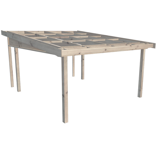 Färdigkapad För Fasadmontering Fira Stomme 3155 Mm, 4675 Mm, Grundbehandlad/impregnerad