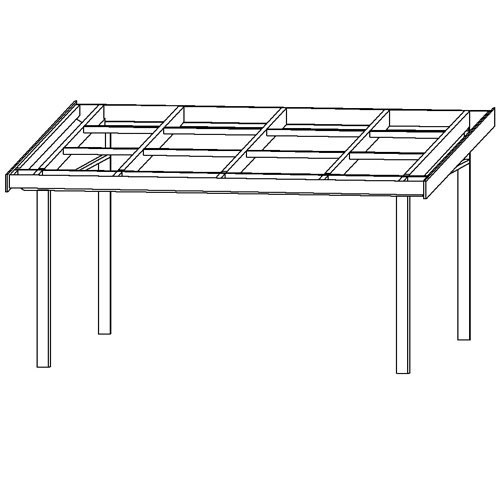Okapad För Fasadmontering Fira Stomme 3855 X 3675 + 3,5