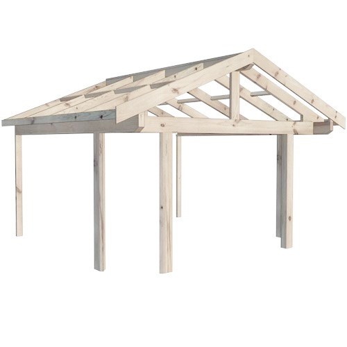 Färdigkapad För Fasadmontering Glädja Med Brutna Hörn 4075 Mm, Grundbehandlad/impregnerad, 4155 Mm