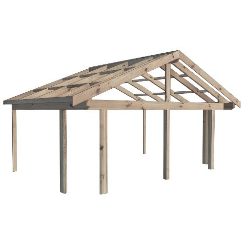 Färdigkapad För Fasadmontering Glädja Med Brutna Hörn 4790 Mm, 2975 Mm, Nej