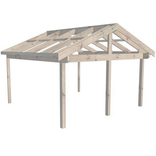 Färdigkapad För Fasadmontering Glädja Stomme 4190 Mm, 3575 Mm, Grundbehandlad/impregnerad