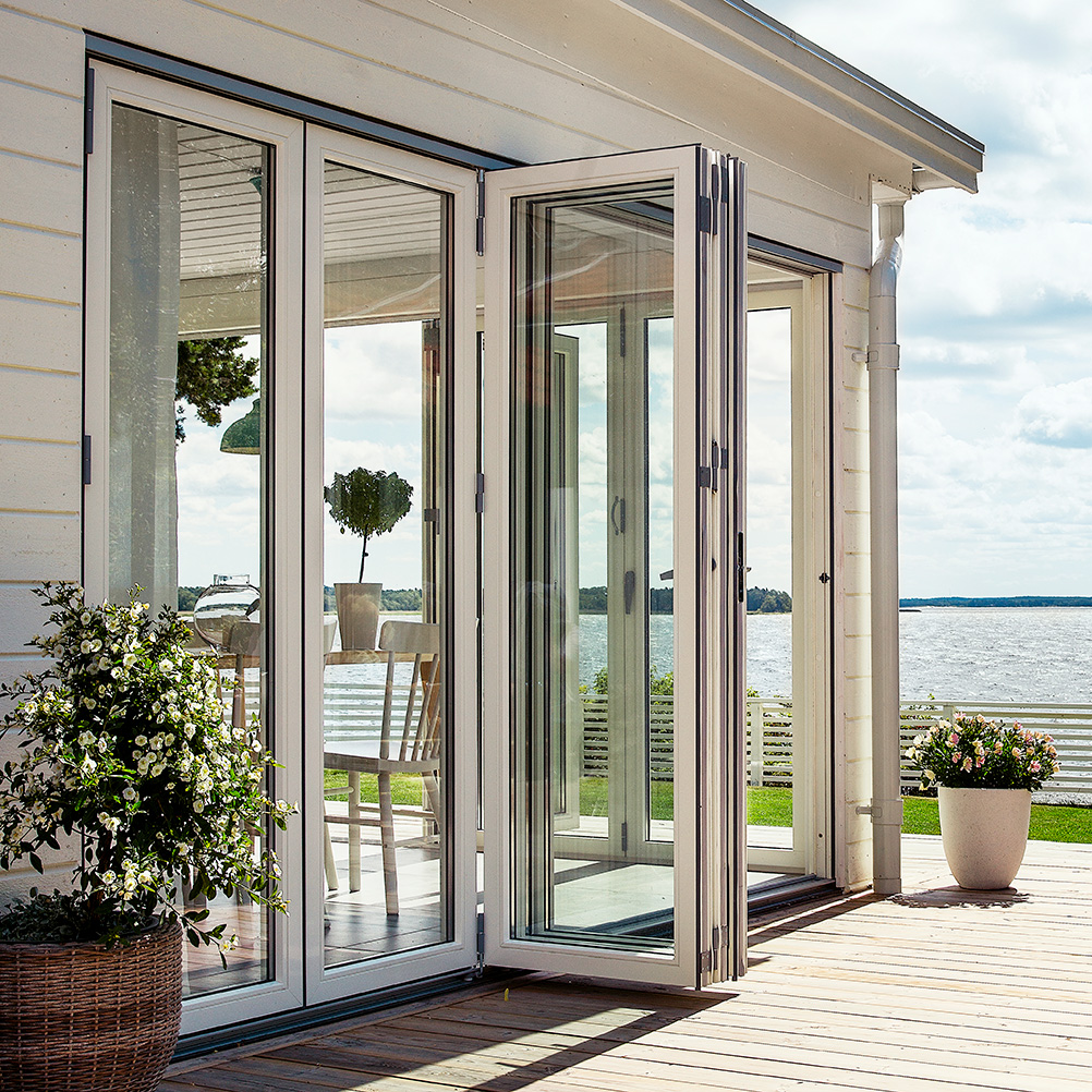 Talvi  - Vikdörr Aluminium Vikbar dörr för uterum Aluminium