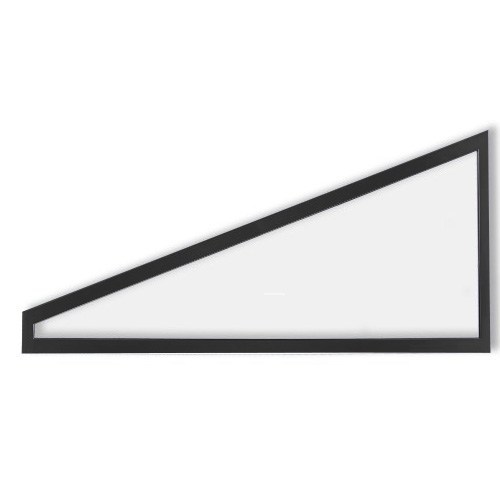 Fast Parti, Gavelspetsfönster Sommar - Optimal Antracitgrå, Vänster, 218,9 X 99,6/11,2 Cm
