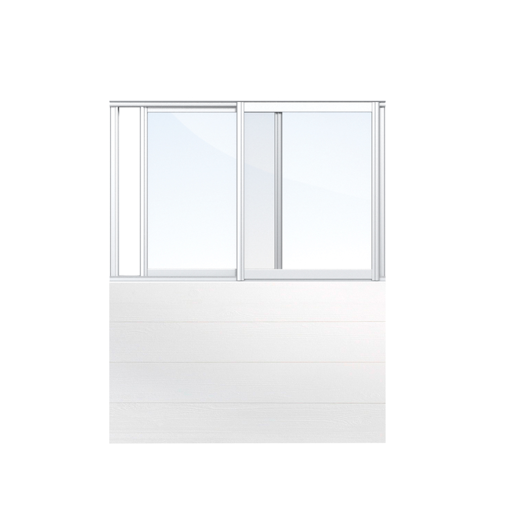 Skjutbara Fönster Uterum Sommar - Optimal Vit, Original Design, 180 Cm - 2 Luckor