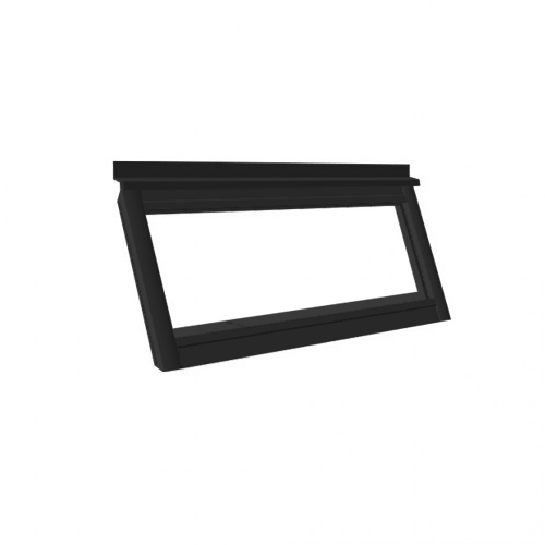 Ventilationsfönster Vår/höst - Isolent 80,6 X 31 Cm, Svart
