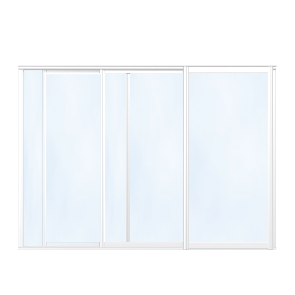 Skjutdörrar Uterum Säsong Sommar Sommar Basic 290 Cm - 3 Luckor
