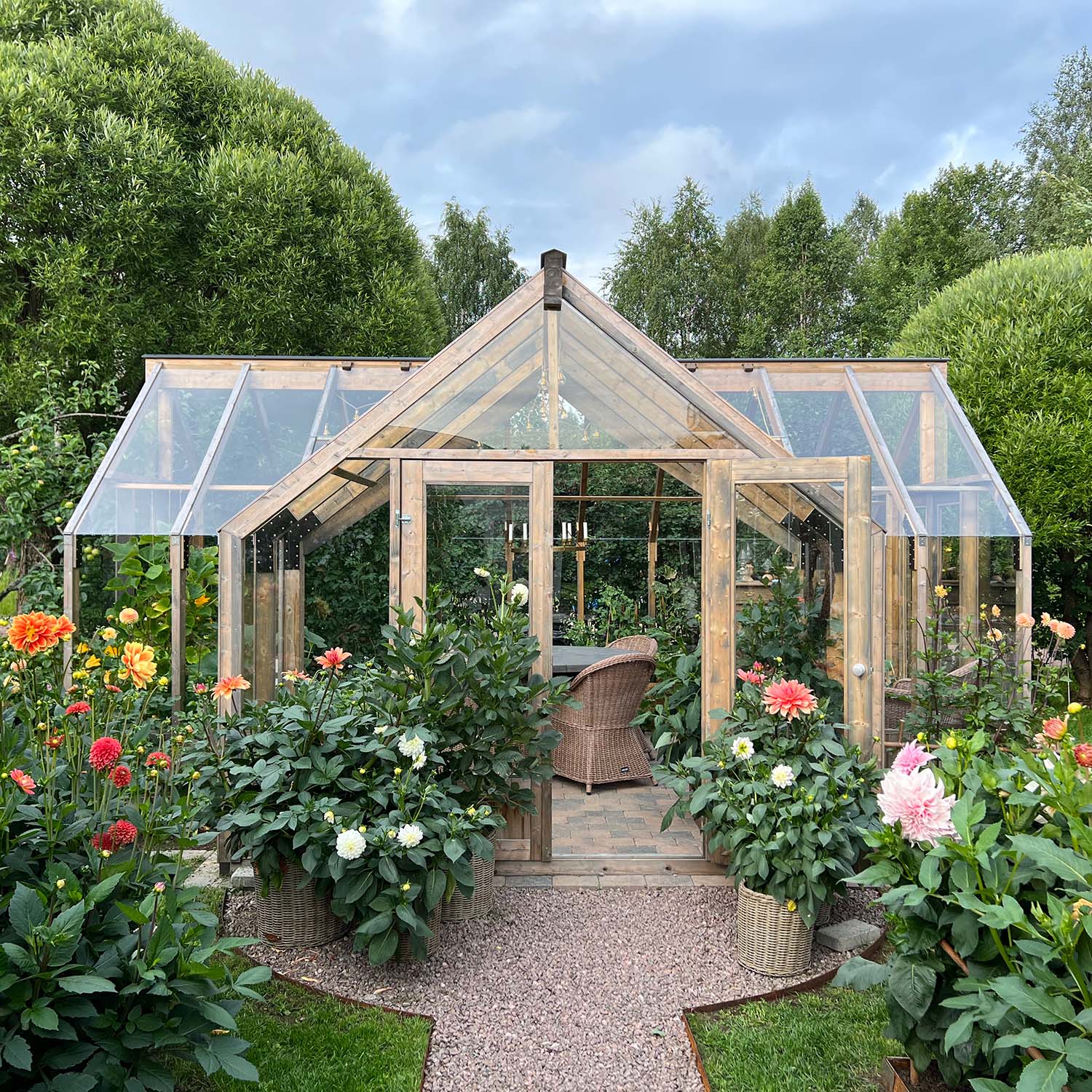 Emilia Orangeri  Växthus i trä 19,9 m²