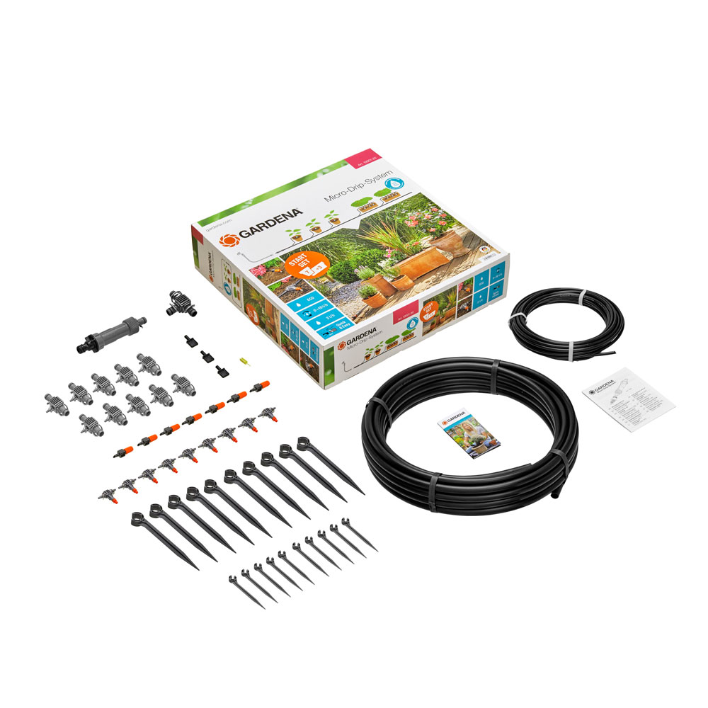 Startpaket blomkrukor M Gardena