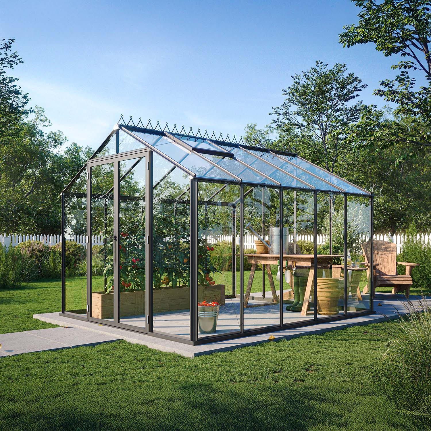 Växthus 4,4 - 10 M² Olivia 7,2 M² 7,2 M²