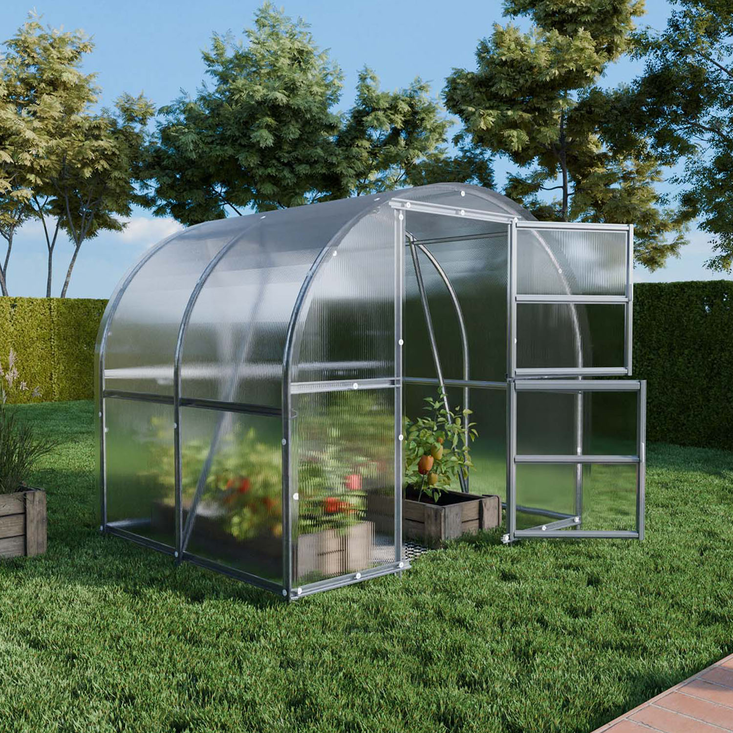 Tunnelväxthus Verdura Basic 6,0 M²