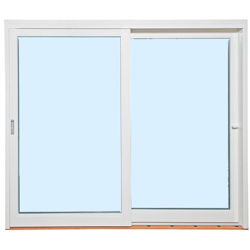 Fasadeparti Aluminium Med skyvedør - 2-felt