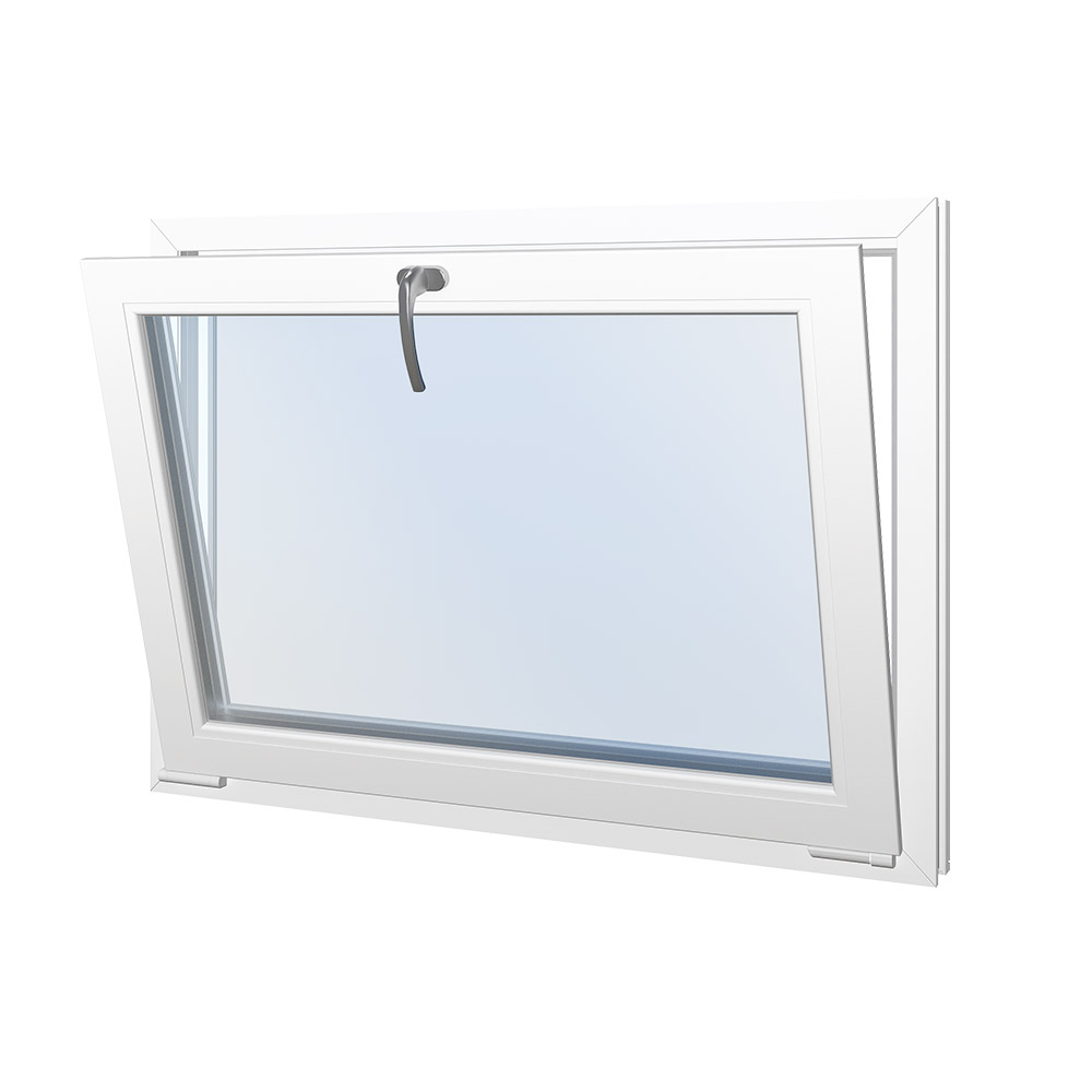Bunnhengslet vindu PVC vindu Classic, innovervendt
