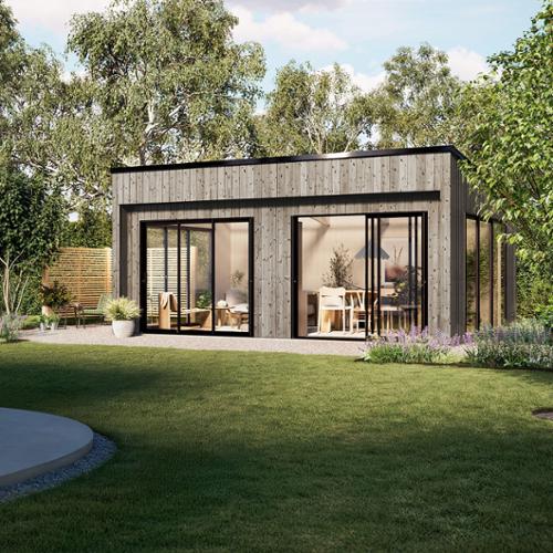 Uterummet Forma Solo - fristående uterum Skånska Byggvaror