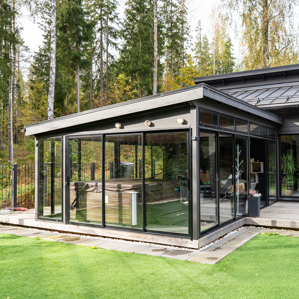 Inglasad altan - ett drömrum