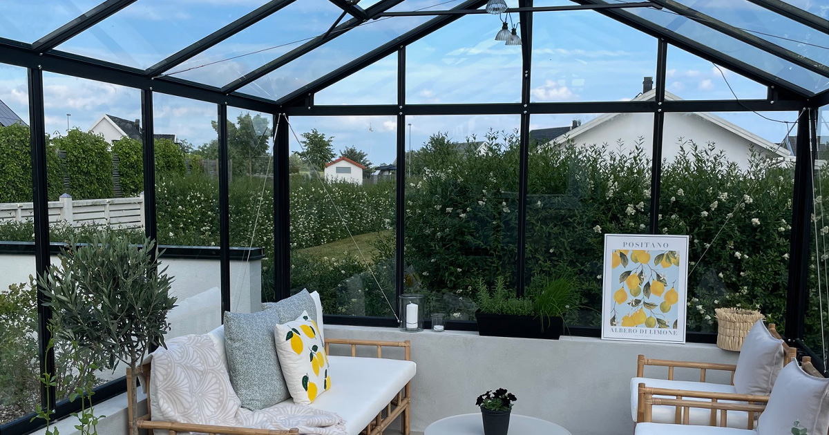 Dahlia är ett mycket bra växthus.